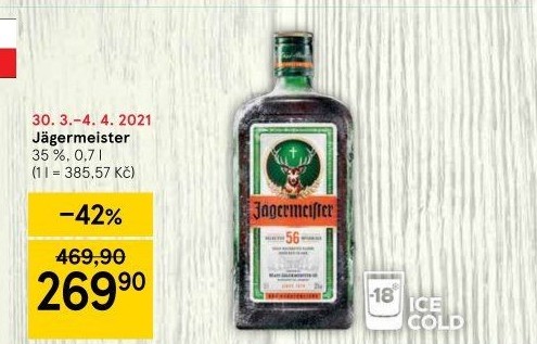 Bylinný likér Jägermeister