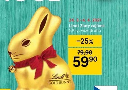 Čokoládový zajíc Lindt