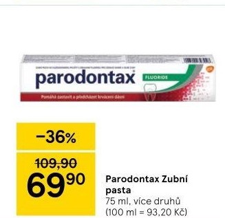 Pasty na zuby Parodontax