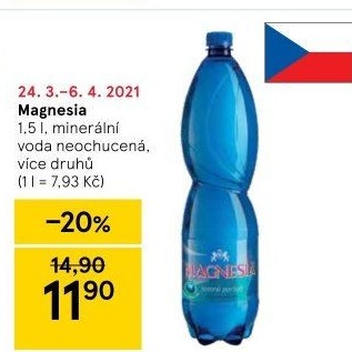 Přírodní voda Magnesia