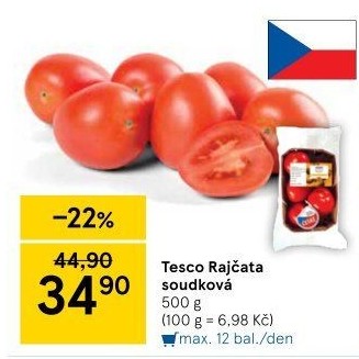 Rajčata soudková Tesco