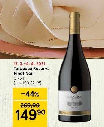 Víno Pinot Noir Gran Reserva Viňa Tarapaca