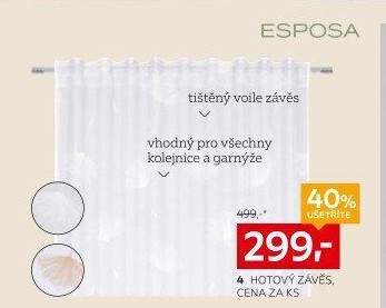 HOTOVÝ ZÁVĚS