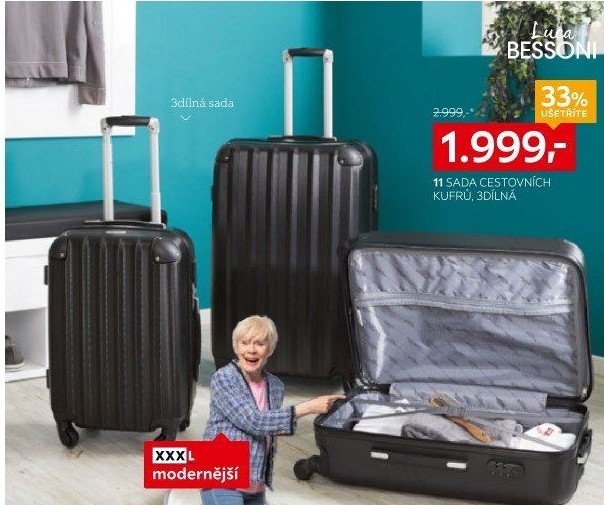 SADA CESTOVNÍCH KUFRŮ