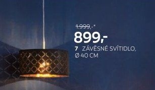 ZÁVĚSNÉ SVÍTIDLO