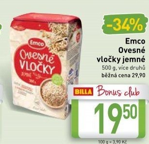 Ovesné vločky Emco