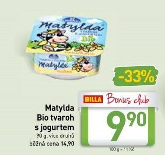Tvaroh s jogurtem bio Matylda Milko