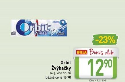 Žvýkačky Orbit