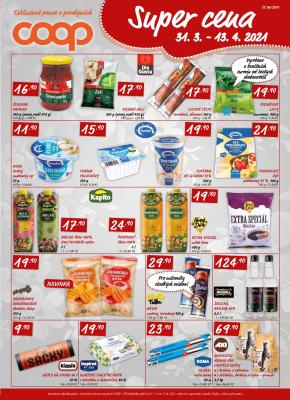 akční leták COOP 31.3.2021-6.4.2021
