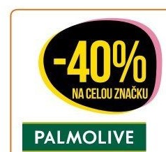 -40 % na celou značku Palmolive