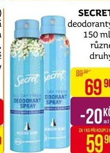 Deodorant sprej Secret