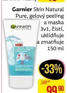 Gel pleťový čisticí Pure 3v1 Garnier