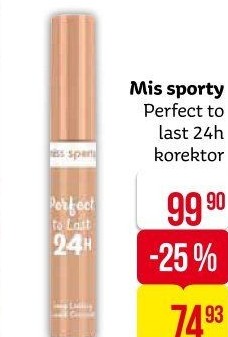Korektor Perfect To Last 24H Miss Sporty