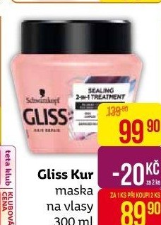 Maska na vlasy Gliss Schwarzkopf