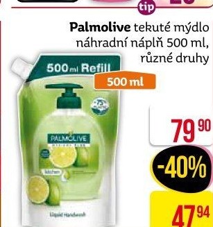 Tekuté mýdlo Palmolive - náhradní náplň