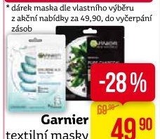 Textilní pleťová maska Garnier