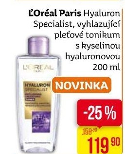 Tonikum pleťové Hyaluron Specialist L'