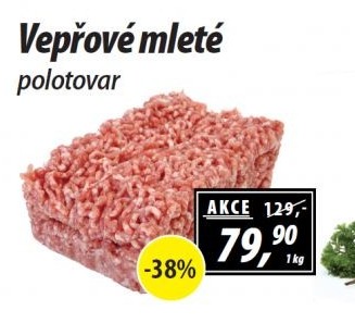 Maso mleté vepřové