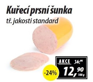 Šunka kuřecí prsní standardní
