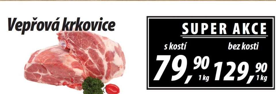 Vepřová krkovice s kostí