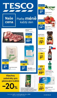 akční leták Tesco 6.4.2021-13.4.2021