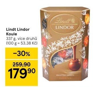 Bonboniéra Pralinky Lindor Lindt