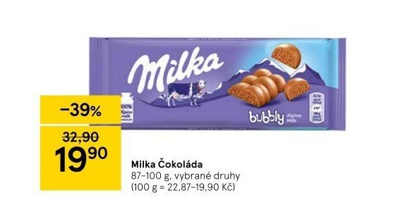 Čokoláda Milka