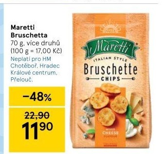 Krekry Maretti Bruschette