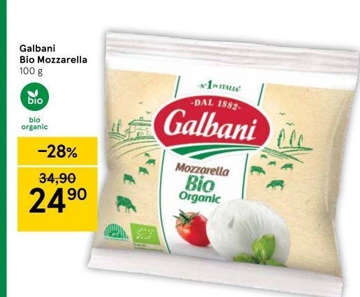 Sýr Mozzarella bio Galbani