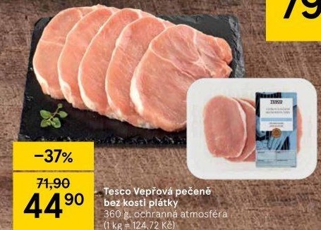 Vepřová pečeně bez kosti Tesco