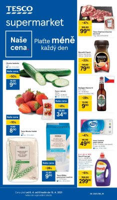 akční leták Tesco 6.4.2021-13.4.2021