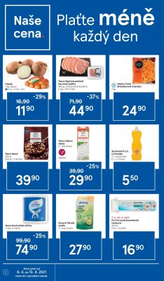 akční leták Tesco 6.4.2021-13.4.2021