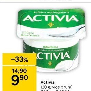Bílý jogurt Activia Danone
