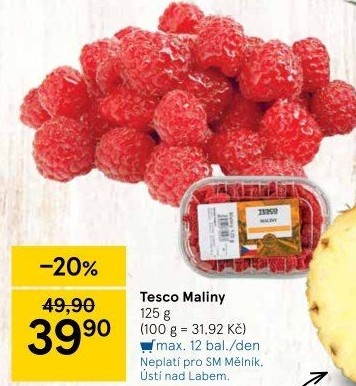 Maliny Tesco