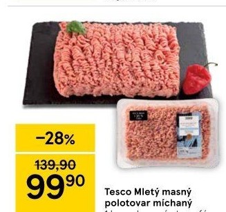 Mleté maso mix Tesco