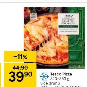 Pizza mražená Tesco