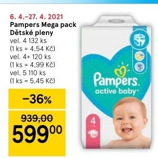 Pleny dětské Pampers