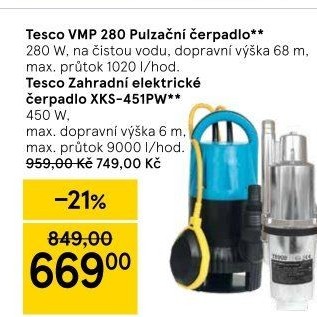 Pulzační čerpadlo Tesco VMP 280
