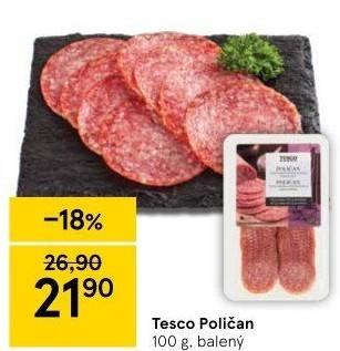 Salám Poličan Tesco