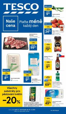 akční leták Tesco 6.4.2021-13.4.2021
