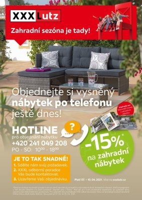 akční leták XXXLutz 7.4.2021-10.4.2021