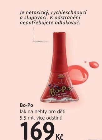 Dětský slupovací lak na nehty Bo-Po EP Line