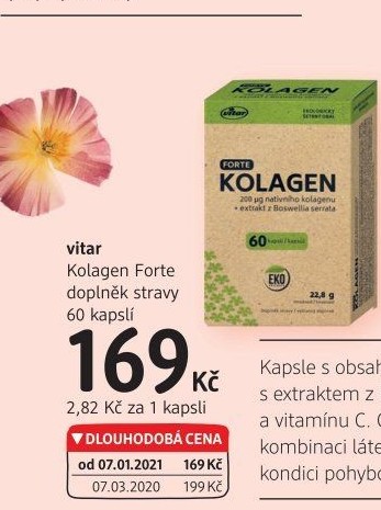 Doplněk stravy Kolagen forte Vitar