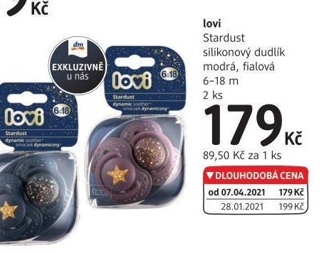 Dudlík silikonový Lovi