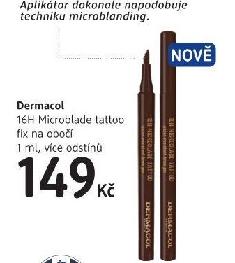 Fix na obočí 16H Microblade tattoo Dernacol
