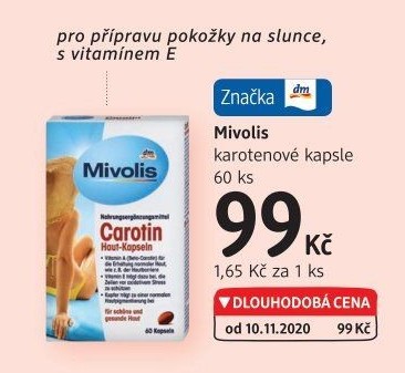 Kapsle karotenové Mivolis