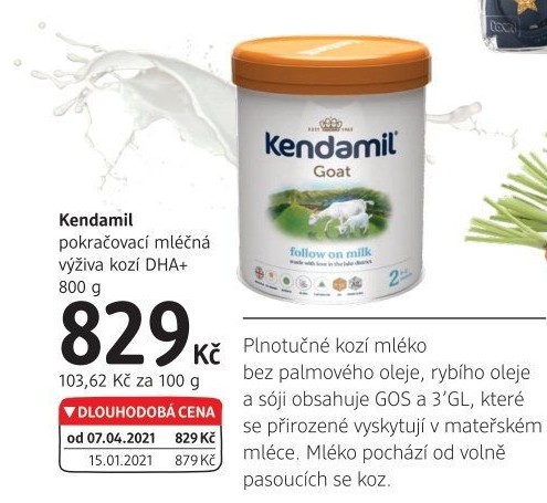 Kojenecká výživa Kendamil