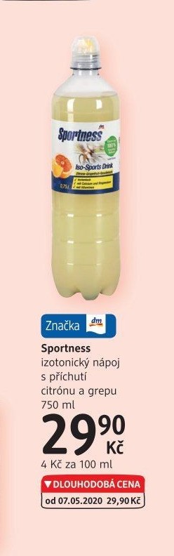 Nápoj izotonický Sportness
