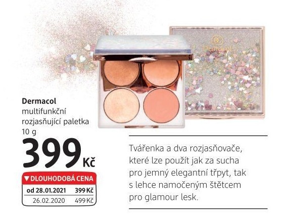 Paletka rozjasňující Dermacol
