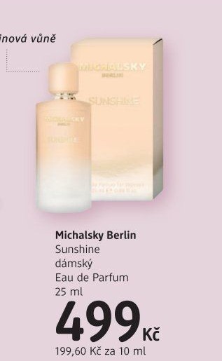 Parfémovaná voda dámská Sunshine Michalsky Berlin